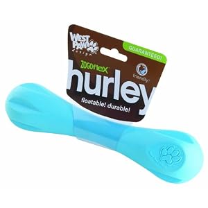 West Paw Design Zogoflex® Dog Toy, Hurley (Colors Vary)