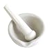 American Educational Porcelain Mortar and Pestle, 60ml Capacity, 80mm Top OD (Bundle of 5)