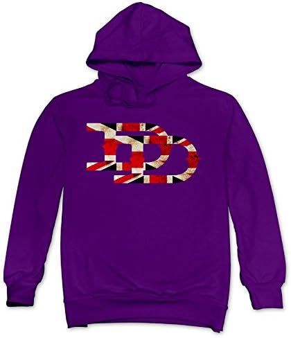 Memoy Men's Duran DD Band Casual Hoodies XXL Purple