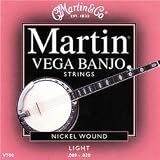 Produkt-Bild: Martin Banjosaiten (St&auml;rke Light 0.009 - 0.020 und 0.009) 5 Saiten