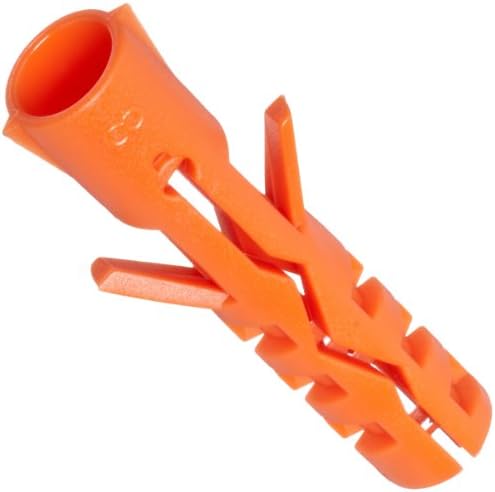 US Anchor MN Drywall Anchor, Nylon, 3/16" Diameter, 1" Length (Pack Of 100)