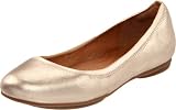 indigo by Clarks Women's Plush Dot Flat,Gold Leather,10 M US