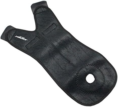 JOEDEX Breathable Neoprene Knee Support Brace - Best Neoprene Compression Sleeve for Warmth and Healing, One Size Adjustable, black
