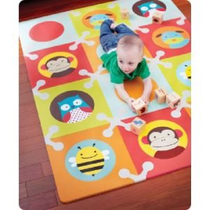 【並行輸入】スキップホップ　プレイスポット　フォーム　フロア　タイル　ズー マルチ　SKIP HOP Playspot Form Floor Tiles Zoo Multi