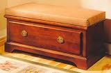 Pasadena Armoire Bottom w/ Wood Knobs Sand Dune (Rubbed)