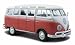 Search : Volkswagen Van Samba Red Diecast Car Model 1:25 Maisto
