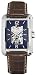 Tommy Hilfiger Men's Brown Leather Strap Watch #1710184