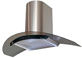 Premier Range Truly Curved 90cm Stainless Steel Cooker Hood H76.9S