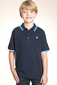 Pure Cotton Short Sleeve Pique Polo Shirt