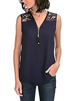 Never Paris Top Salma (Azul Oscuro)