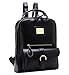 Tinksky® Vintage Retro British Wind Shoulders Bag Fashion Girl's Student Backpack School Bag (Black)