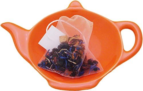Ceramic Teabag Holder-Orange