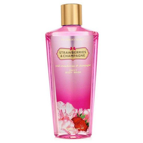 Victoria's Secret Strawberries & Champagne Body Wash for Women, 8.4 Ounce