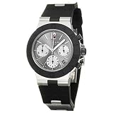 Bulgari ACW38GVD Diagono Silver Tone Dial 18K White Gold and Rubber Mens Automatic Chronograph... by Bvlgari