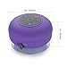 LeadTry® Wireless Waterproof Bluetooth Shower Speaker:3.0, Portable Speakerphone with Built-in Mic, Control Buttons and Dedicated Suction Cup for Showers, Bathroom, Pool, Boat, Car (Purple)