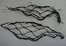 PAIR (2) of 12''X12'' Motorcycle Cargo Nets