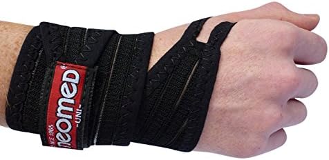 Wrist Support Strap Wrist Support Band Wrist Brace with Velcro Wrist Support with Universal Cuff Wrist Wrap with Thumb Loop and Bio Ceramic Balls FIR Technology