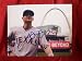 Michael Young Autographed Texas Rangers 8x10 Photo, Proof Photo of Michael Signing for Us.