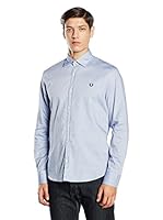 Fred Perry Camisa Hombre (Azul Claro)