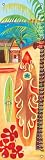 Oopsy daisy Surf Growth Chart by Donna Ingemanson, 12 by 42 Inches