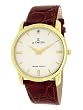 Le Chateau #7071-MG7 Men's Elegant Slim Leather Strap Watch