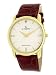 Le Chateau #7071-MG7 Men's Elegant Slim Leather Strap Watch