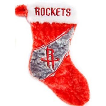 Houston Rockets NBA Colorblock Himo Plush Stocking (Quantity of 1)