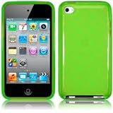 Apple iPod Touch 4 4G 4th Generation Gel Case Cover Funky Green Design Keep Talking iPod Touch 4 Accessories: Cases, Covers and Skins Guide