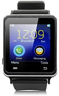 pedometer - iradish i7 SmartWatch Phone Watch pedometer(1.54 inch display) for Smartphone (4MB RAM, NFC, Bluetooth 3.0., Android 4.0) black