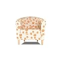Armchairs - Tub Chairs - Living Room Furniture - Soft Seating - Chestnut Fabric