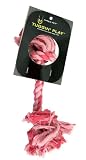 Hyper Pet Tuggin' Play Rope Bone for Dogs, 2-Tone Pink, Large