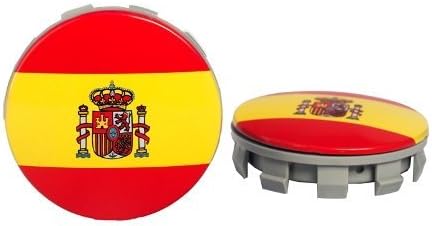 StatiCap Hyundai & Kia Center Wheel Cap Hub With Spain Flag Logo