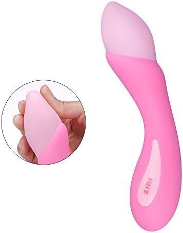 ZINI 10 Vibration Modes Female Vibrator Silicone Soft Head Design Rechargeable Waterproof Massager Tool Toy with a lovely gift ,Pink