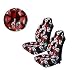 - 	 Universal-fit Hawaiian Hibiscus Floral Print Front Bucket Seat Cover, Steering Wheel Cover and Shoulder Harness Pressure Relief Cover - Red