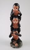 See No Hear No Speak No Evil 3 Wise Monkeys Statue