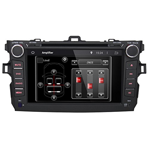 Joyous J-8812 NEW 8 inch 1024*600 Special car dvd automotivo android 4.4 for Toyota Corolla 2008-2011 GPS DVD Radio BT WIFI 3G OBD DVR AUX TV