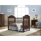 kathy ireland Baby by LaJobi Princess Garden Classic Guard Rail (Charleston Cherry)