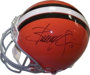 Brady Quinn Autographed/Hand Signed Cleveland Browns Full size Proline Helmet