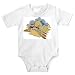 Onesie with farmland, horse, fence, animal, farm