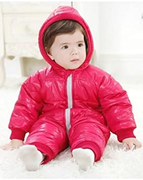 Enfant Snowsuit,baby Boy Girls Romper, Newborn Child Kids Cotton Hoodies Baby Clothes,baby One-piece,winter Warm Baby Suit Long,13-18 Months
