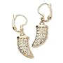 Gold Plated Crystal Earrings