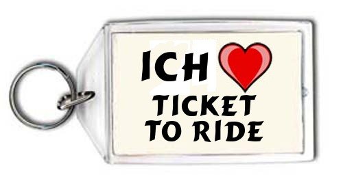 Cover image : Ich liebe Ticket to Ride Schlüsselhalter