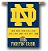 Notre Dame Fighting Irish Championship Years 3'X5' Banner W/Pole - NCAA
