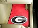 bulldog12 - Georgia UGA Bulldogs 2 PIECE CARPET CARTRUCKAUTO FLOOR