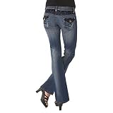 Wurl Lace Detail Bootcut Denim Jeans
