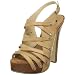 41et1TAGxXL. SL75  NEW BROWN PEE TOE HIDE PLATFORM PUMP SHOE 6.5