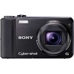 Sony DSC-HX7VB Digitalkamera (16 Megapixel, 10-fach opt. Zoom, Full HD Videoaufnahme, GPS, 7,6 cm (3 Zoll) Display, bildstabilisiert) schwarz