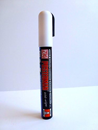 White Liquid Chalk Marker Writes Like Paint Pen on Glass, Mirrors, Chalkboard Vinyl