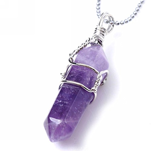 Merdia Jewelry Healing Point Chakra Cut Created Gemstone Pendant Necklace