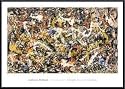 Art Poster Metal Framed Print - Convergence - Artist: Jackson Pollock- Poster Size: 28 X 40